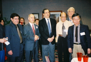 From Left: Rakesh Kapoor, Danik Martirosyan (Chairman of Conference), Jaime Uribarri, Undurti Das, Beiouk Mansouri, Teruyoshi Yanagita From Left: Rakesh Kapoor, Danik Martirosyan (Chairman of Conference), Jaime Uribarri, Undurti Das, Beiouk Mansouri, Teruyoshi Yanagita
